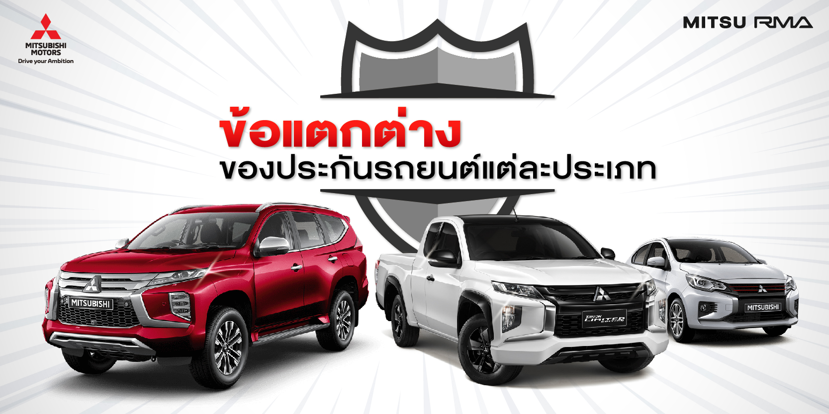 ประกันภัยรถยนต์มีกี่ประเภท อะไรบ้าง แตกต่างกันอย่างไร